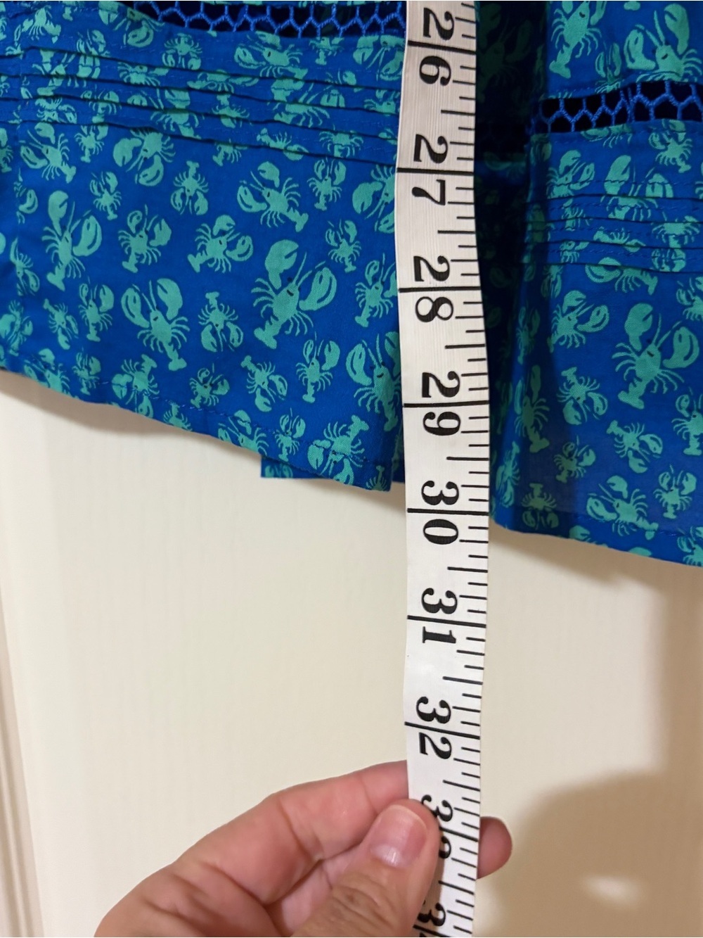 Blue Floral Spaghetti-Strap Women’s Dress - Picture 8 of 10